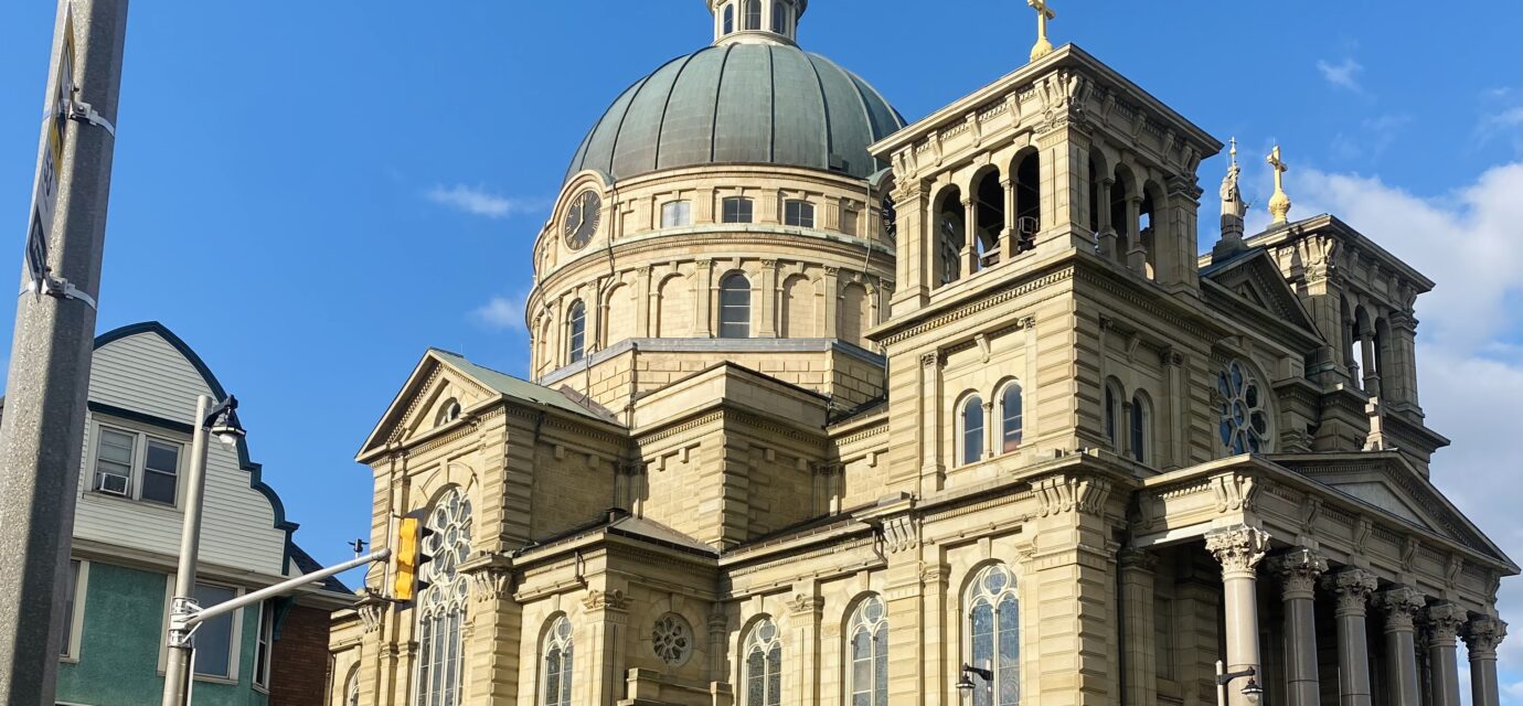 Basilica St Josaphat Milwaukee exterior dome south side
