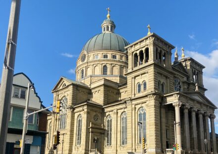 Basilica St Josaphat Milwaukee exterior dome south side