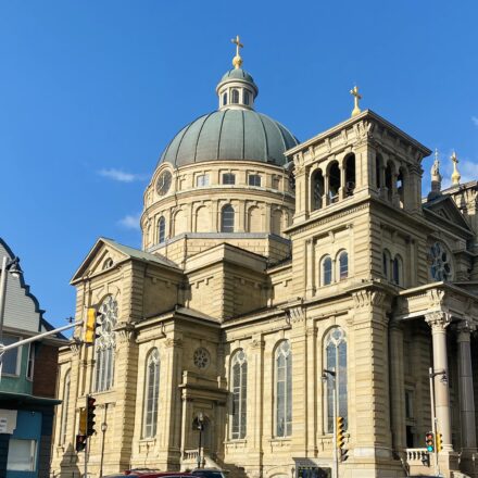 Basilica St Josaphat Milwaukee exterior dome south side