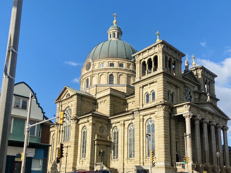 Basilica St Josaphat Milwaukee exterior dome south side