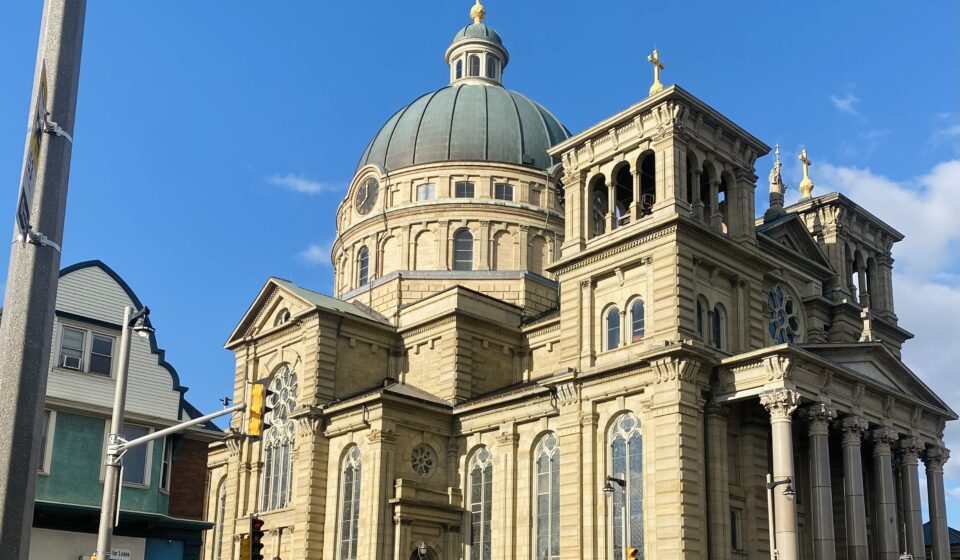 Basilica St Josaphat Milwaukee exterior dome south side