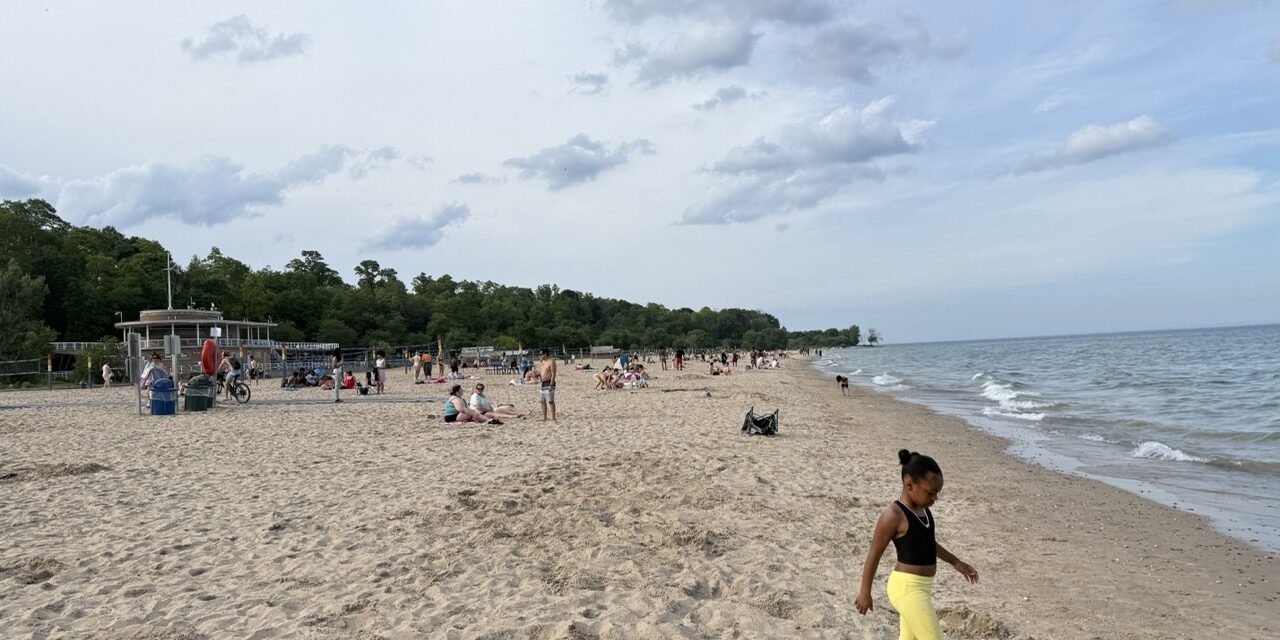 Bradford Beach Milwaukee kids families free beach