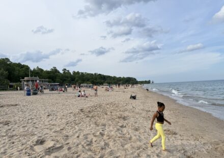 Bradford Beach Milwaukee kids families free beach